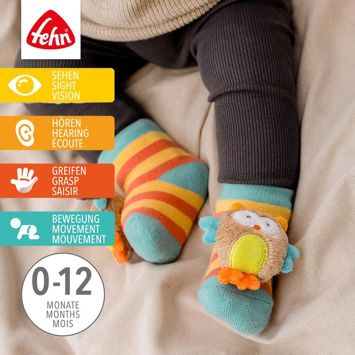 Produktbild Sombo Rasselsöckchen Eule (Einzelpack, 15 - 18)