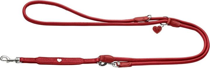 Actual product image Hunter Adjustable lead line Round & Soft Love, 0.6/200, red (Dog, General)