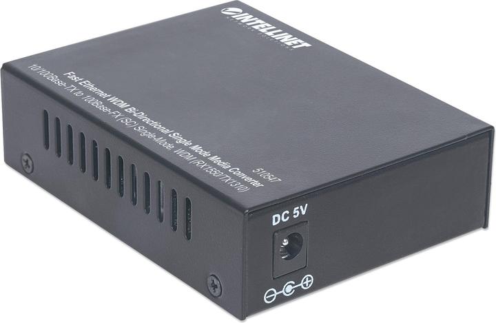 Actual product image Intellinet 10/100Base-TX to 100Base-FX, SC, single-mode, 12.4 mi., WDM (Media converter)