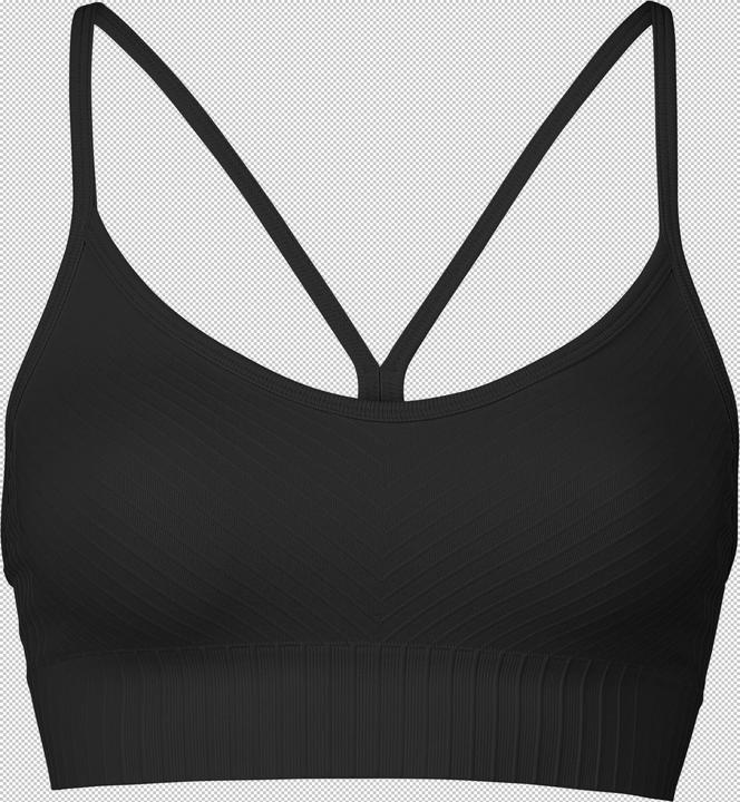 Actual product image CASALL Nahtloses, geripptes Sporttop mit Grafik (M)