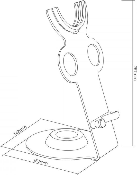 Image du produit Maclean Uchwyt na suszarkę do włosów Dyson Supersonic MC-973