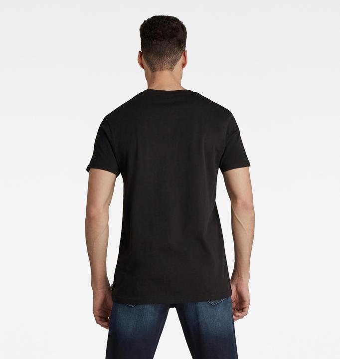Actual product image G-Star Printed Graphic Eight T-Shirt Regular Fit Black (M)