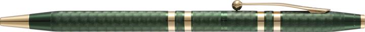 Actual product image Cross Classic Century biros Translucent green lacquer 23-carat gold-plated fittings and 23 (Translucent green lacquer)