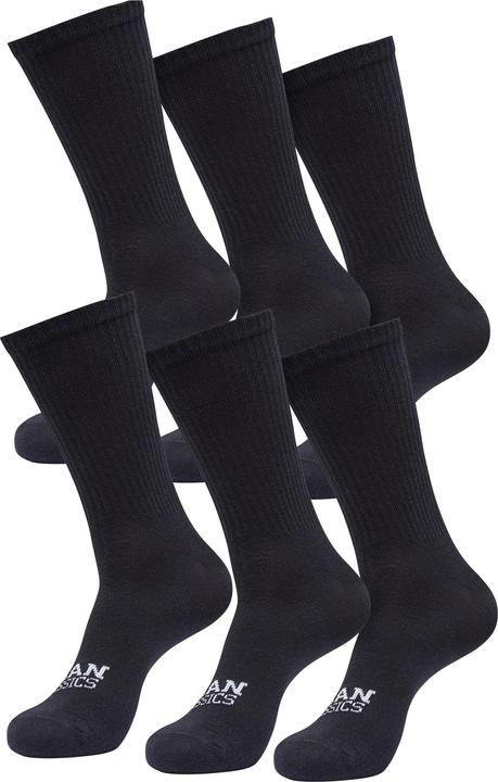 Urban Classics Simple Flat Knit Socks 6-Pack - 139283 (6er Pack, 39 - 42)