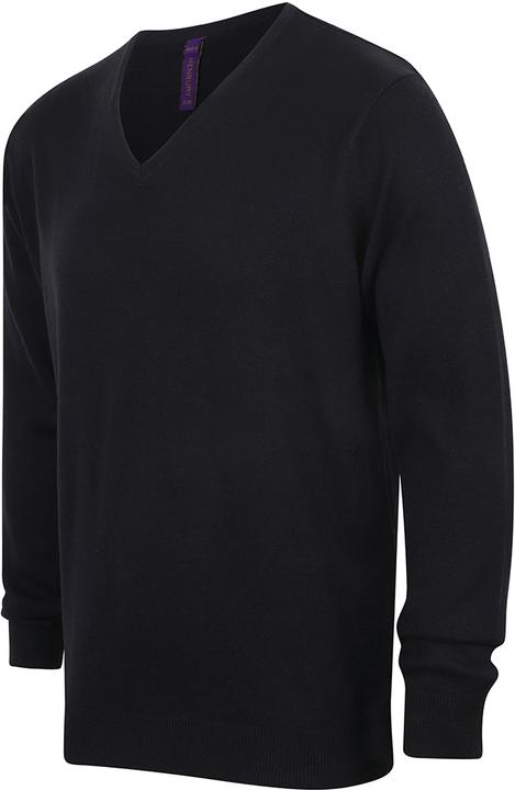 Produktbild Henbury FeinstrickPullover Sweatshirt mit VAusschnitt (XL)