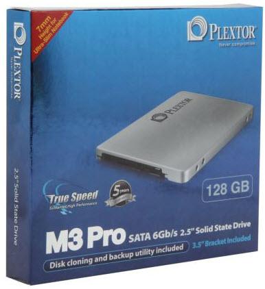 Produktbild Plextor M3 Pro SSD, MLC, 128GB, SATA-3, 2.5 Zoll (128 GB, 2.5")