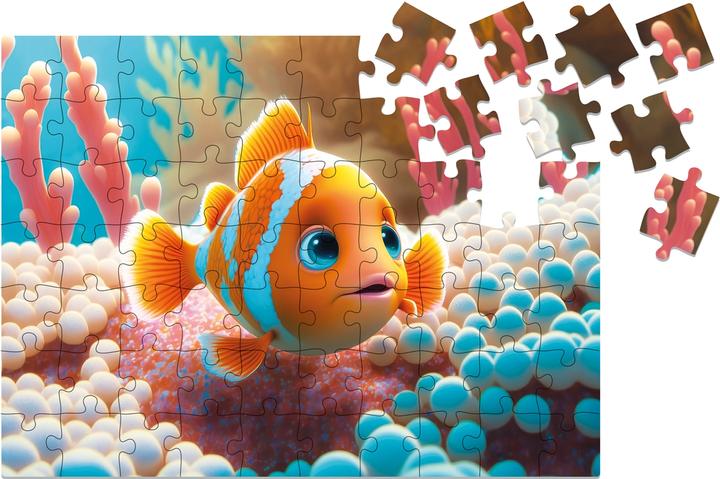 Produktbild Milliwood Puzzle Holz S Clownfish (70 Teile)