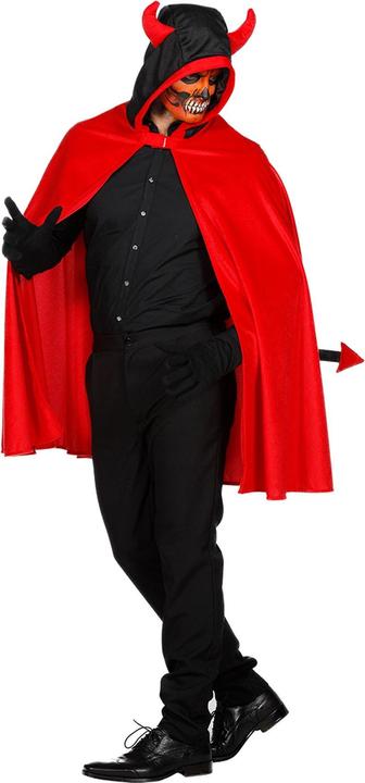 Actual product image Metamorph Roter Teufelsumhang für Erwachsene (One size)