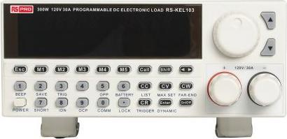 Actual product image Rs Pro Electronic load, 0  300 W, 0  30 A / 0  120 V