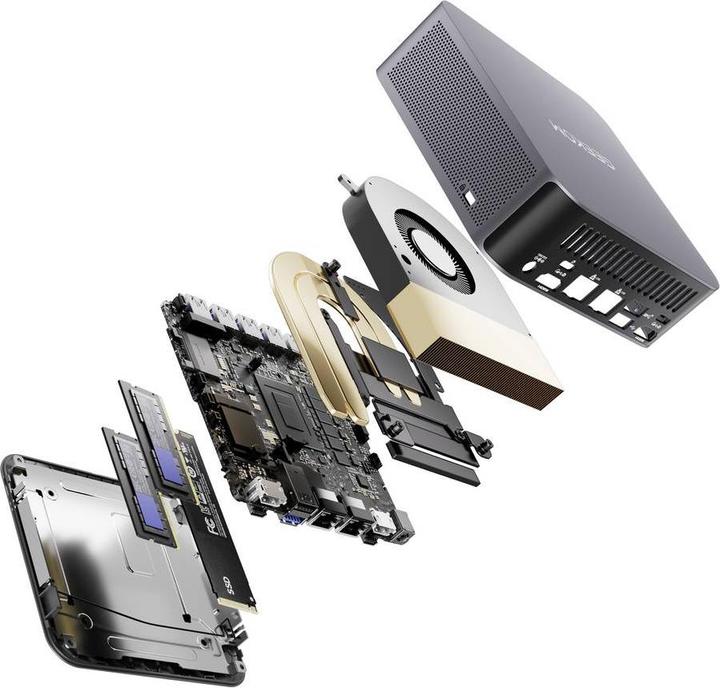 Productafbeelding Geekom Mini PC GT1 Mega () Intel® Core™ Ultra 5 125H 32 GB RAM 1 TB SSD Int (Intel Core Ultra 5 125H, 32 GB, 1000 GB, Intel Arc Graphics)