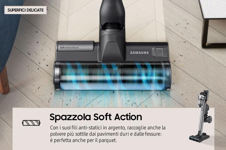 Actual product image Samsung VACUUM JET90 DIGITAL INVERTER VS20R9048T3/ET TITANIUM CHROMETAL