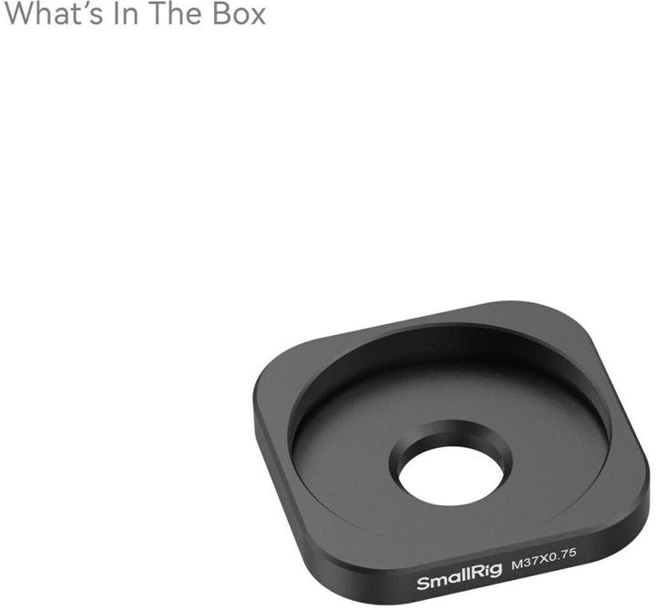 Actual product image SmallRig Universal T-mount to 37mm lens adapter ring with thread