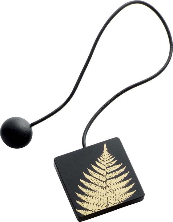 Produktbild Casativo Vorhanghalter magnetisch Blattmuster, schwarz gold