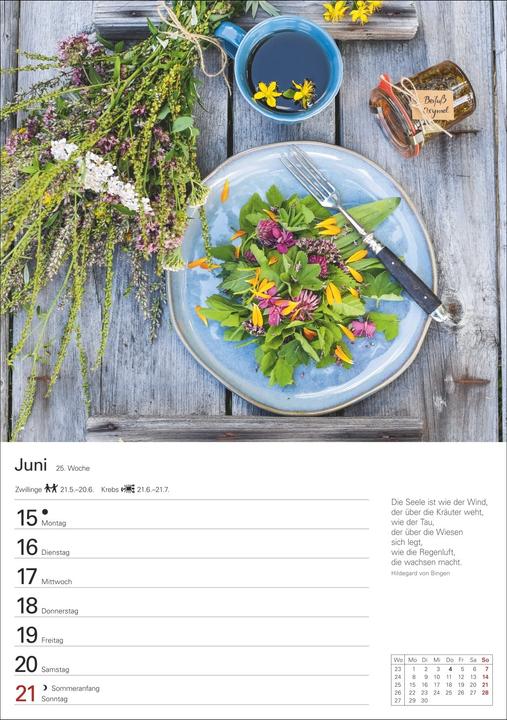 Produktbild Harenberg Küchenkalender Wochenplaner 2026 - 53 inspirierende Fotografien (Deutsch)