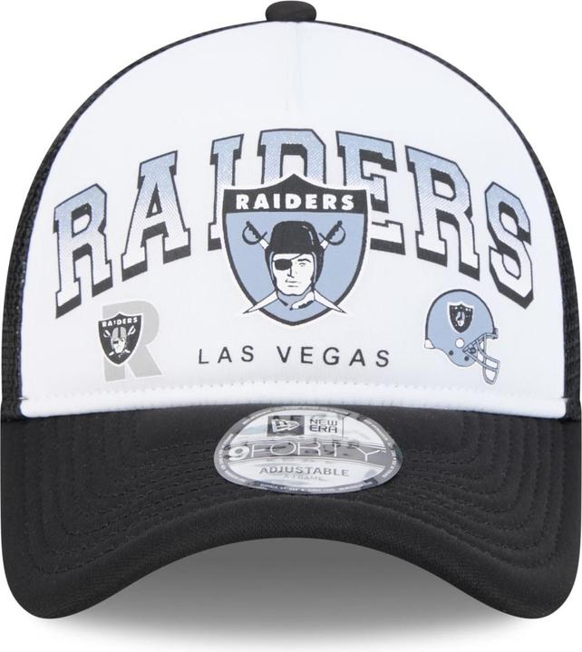 Image du produit New Era A-Frame Mesh Trucker Cap - RETRO Oakland Raiders