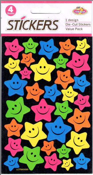 Actual product image Fete Sticker Smileys Stern