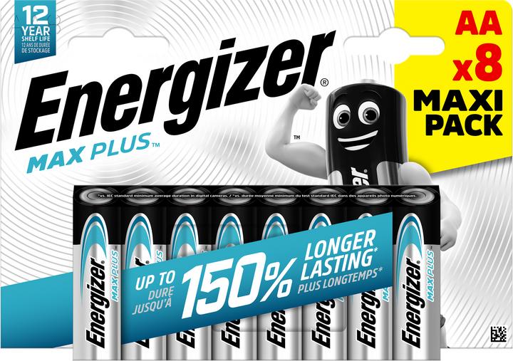 Energizer Max Plus AA battery (8 Stk., AA, 2800 mAh)
