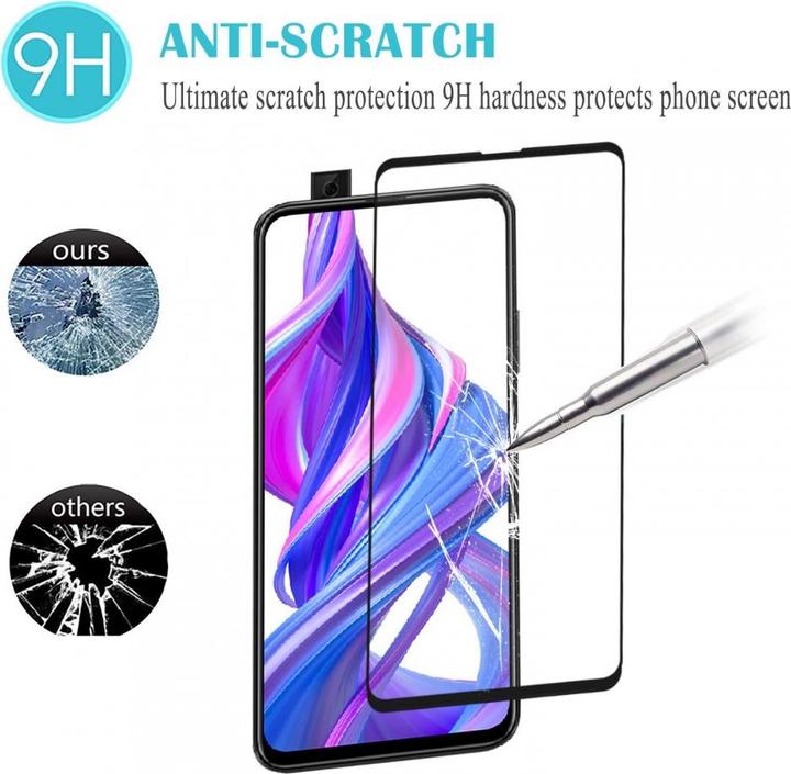 Produktbild Screenguard Honor 9X Full Screen Panzerglas Schutzfolie 2.5D 9H (1 Stück, Honor 9X)