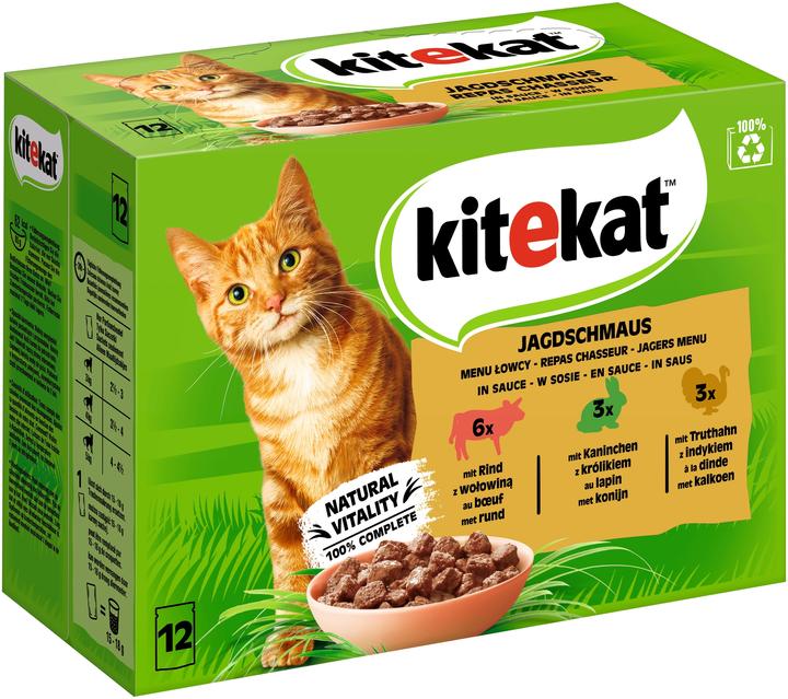Image du produit Kitekat Sauce Mpjagdschmauss (12 pcs, 1000 g)