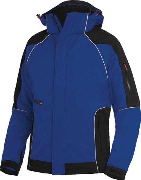 Actual product image FHB Softshell jacket WALTER size L royal/black (L)