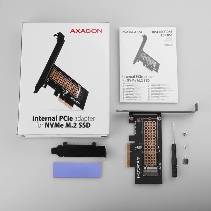 Actual product image Axagon PCEM2-N