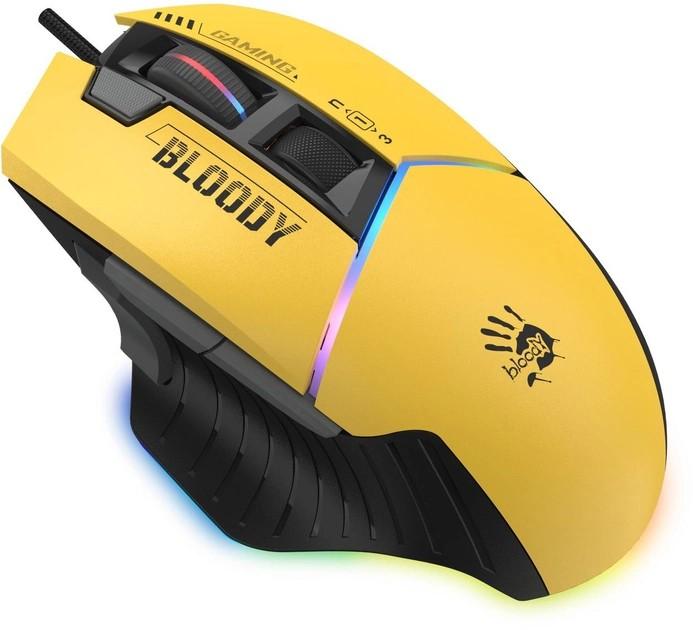 Actual product image A4Tech Mouse BLOODY W95Max USB Sports Lime (Cable)