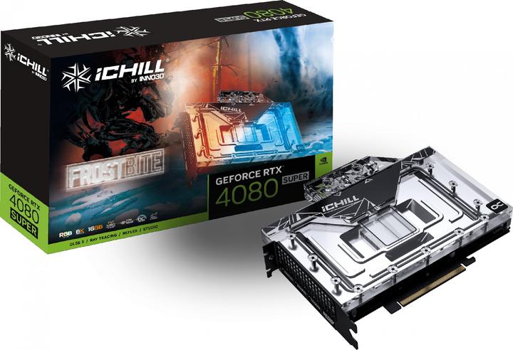 Immagine prodotto Inno3D GeForce RTX 4080 SUPER ICHILL FROSTBITE - 16GB GDDR6X, 1x HDMI, 3x DP (16 GB)