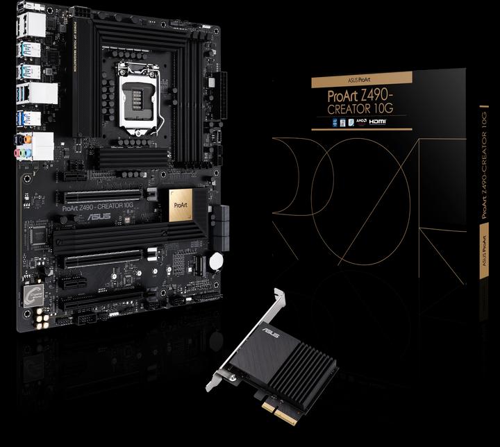 Image du produit ASUS ProART Z490 CREATOR 10G (LGA 1200, Intel Z490, ATX)