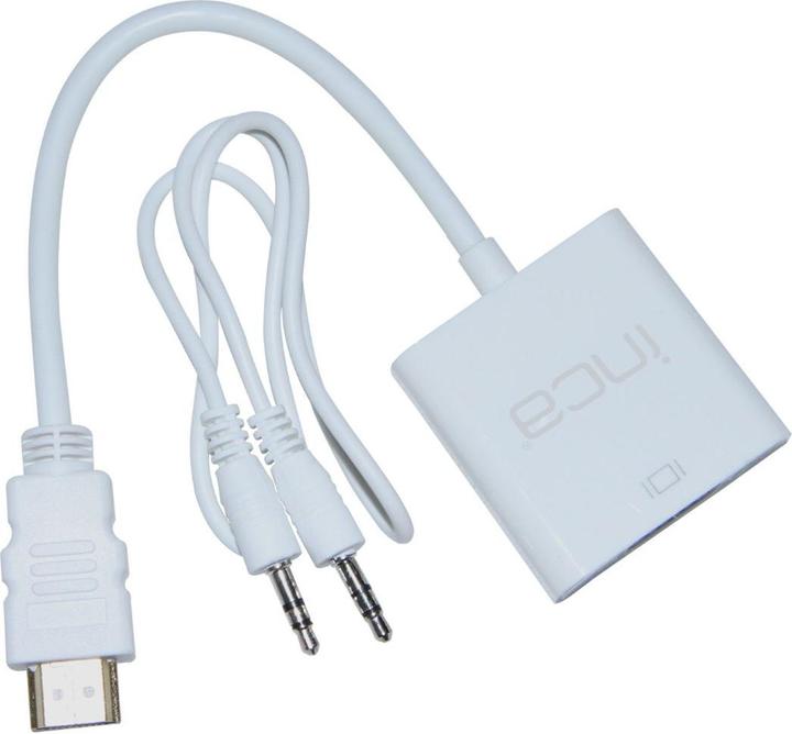 Produktbild Inca Adapter IHTV-7TB HDMI > VGA St. + USB Audio, 1080P, WS retail (HDMI)