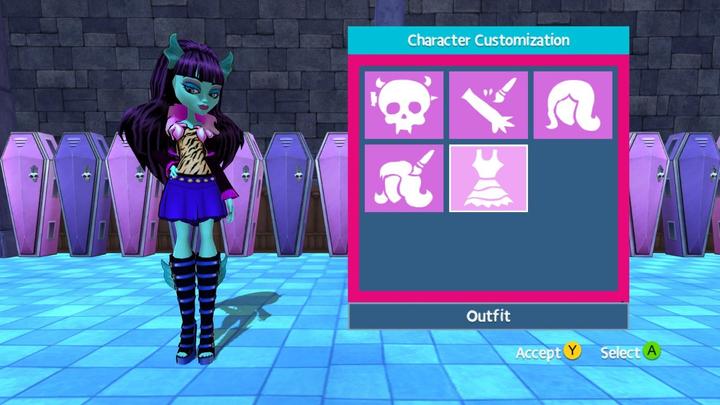 Actual product image Bandai Namco Monster High: A New School Monster - Standard Edition - Nintendo Wii (Wii)