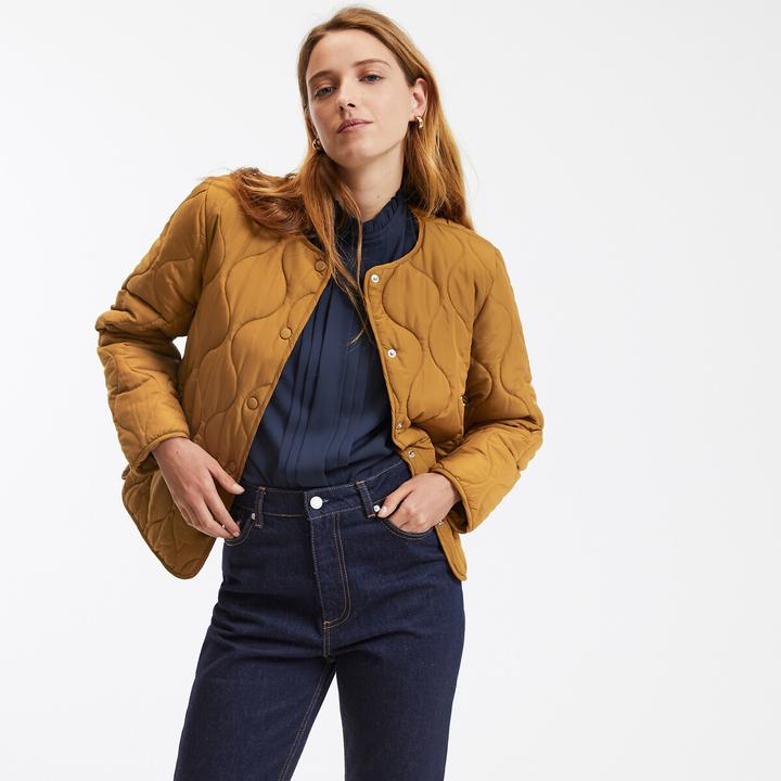 Produktbild La Redoute Collections Light-Steppjacke mit Druckknöpfen (38, 46)