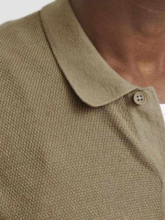 Actual product image Jack & Jones Jjeemil Knit Structure Shirt Ss Sn (M)