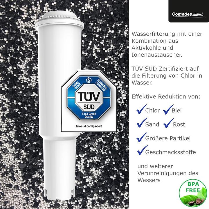 Image du produit Flickbee Filtre à eau premium (4 pcs.) pour machines à café remplace JURA® Jura Claris White, Jura 7520/64553