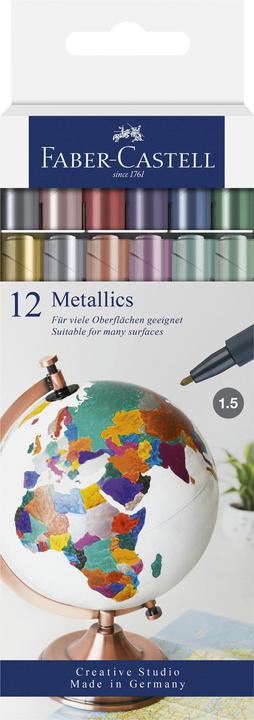 Immagine prodotto Faber-Castell Marcatore metallico (Metallo, 12 x)
