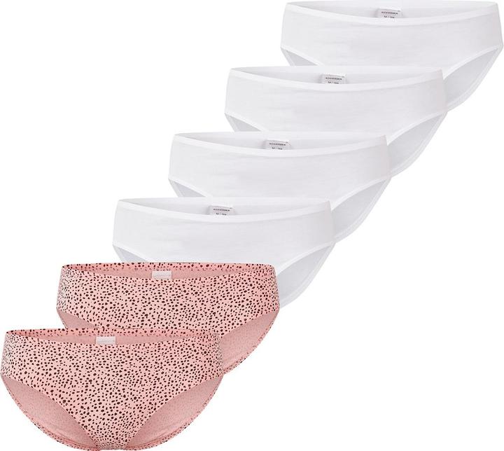 Immagine prodotto Schiesser Confezione da 6 slip per ragazze adolescenti in cotone biologico 95/5 (152, confezione da 6)