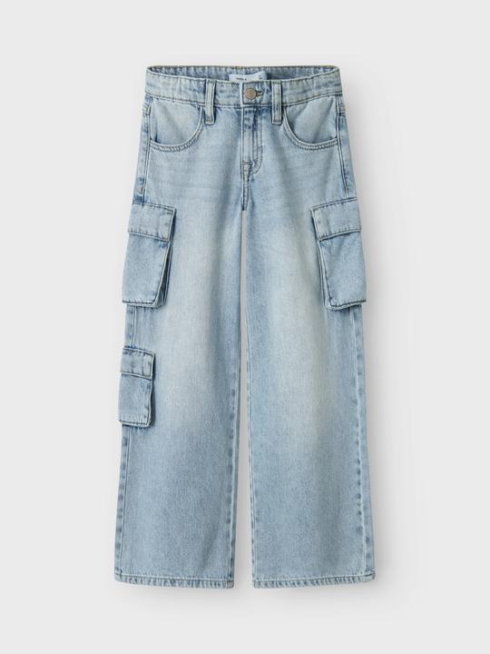 Actual product image Name it NKFBELLA WIDE CARGO JEANS 8772-BE NOOS (140)