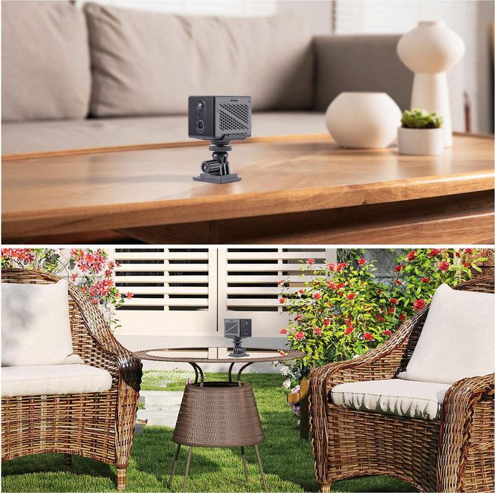 Actual product image Casativo Mobile WLAN Mini Überwachungskamera 2304 x 1296: Mit App-Fernzugriff