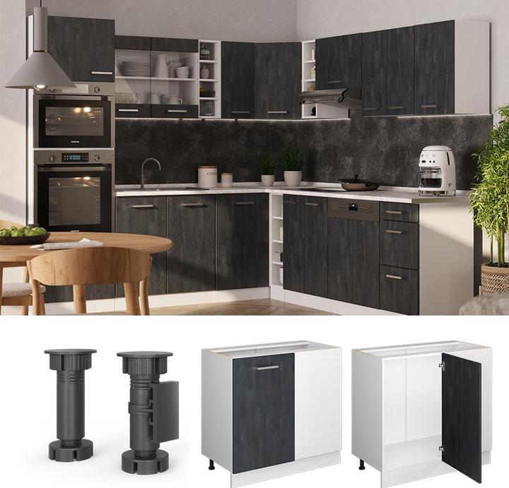 Actual product image Vicco Eckunterschrank R-Line (86 x 46 x 81.5 cm)