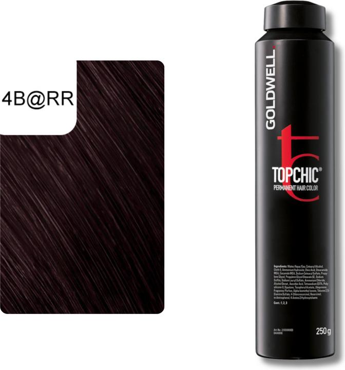 Image du produit Goldwell Dépôt éluminé Topchic (4B@RR - brun havane elumenated intense red)