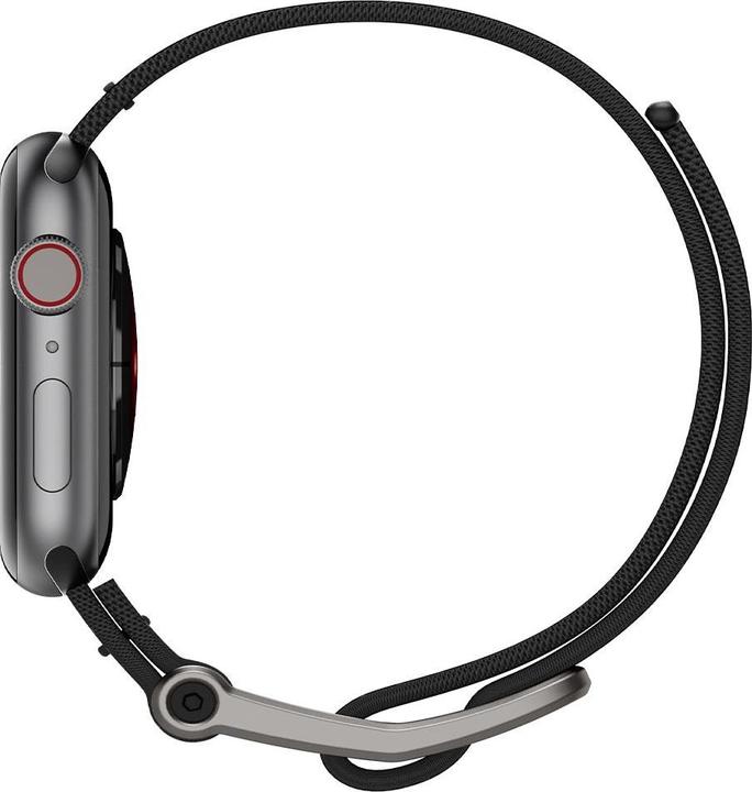 Actual product image Spigen Durapro Flex band for Apple Watch 4 / 5 / 6 / 7 / SE (42 / 44 / 45 mm) black (45 mm, 44 mm, 42 mm, Nylon)