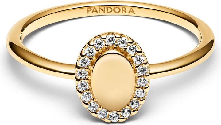 Produktbild Pandora Gravierbarer Ovaler Strahlenkranz Ring (50)