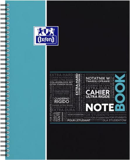 Produktbild Oxford Collegeblock Notebook (A4+, Liniert, Harter Einband)