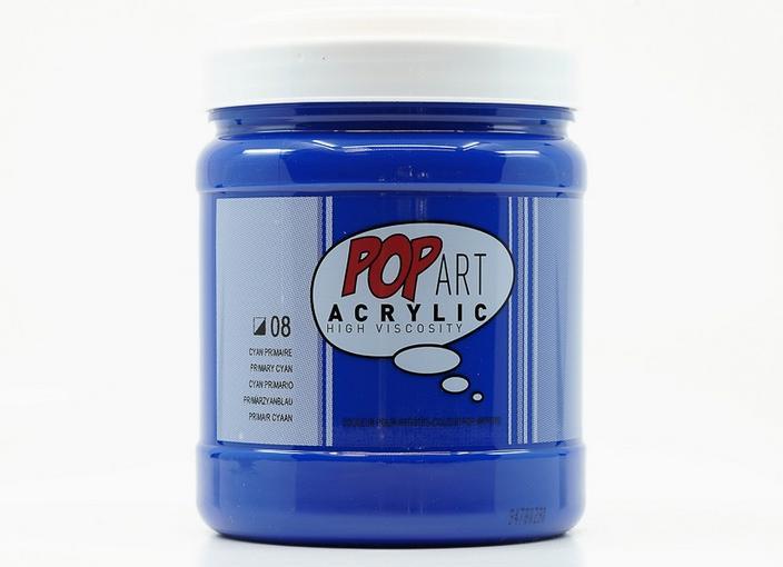Produktbild Pebeo Pop Art Acrylics Studienfarben (primärzyan, 700 ml)