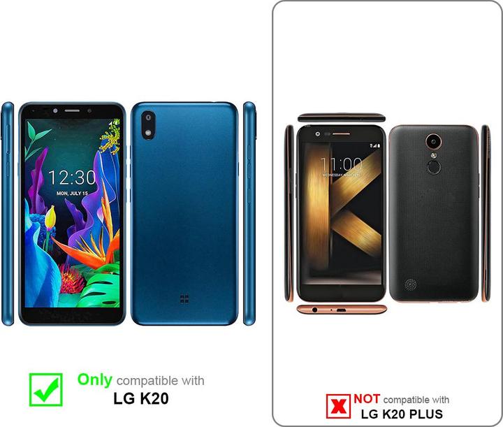 Actual product image Cadorabo Case for LG K20 with belt clip (K20)