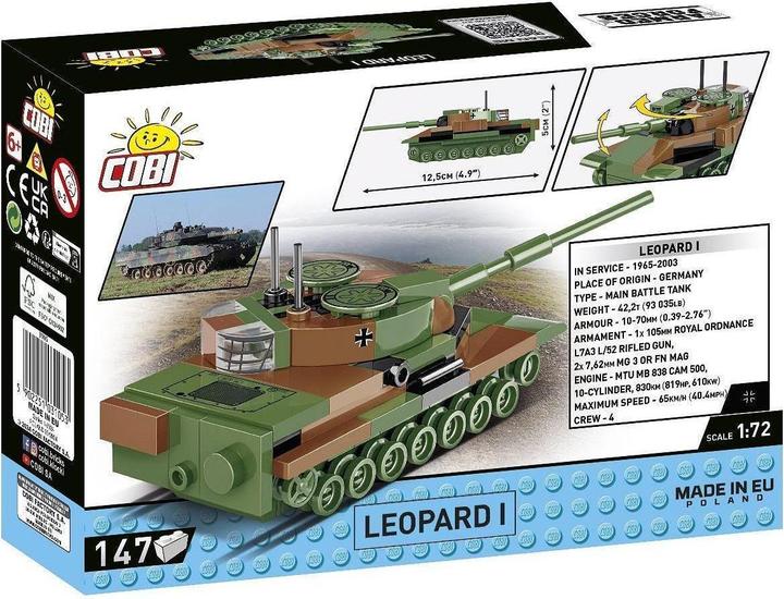 Actual product image Cobi H.C. Armed Forces Leopard I 1:72
