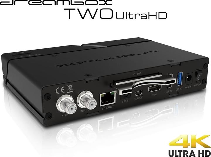 Produktbild Dreambox Two Ultra HD (16 GB, 2x DVB-S2X)