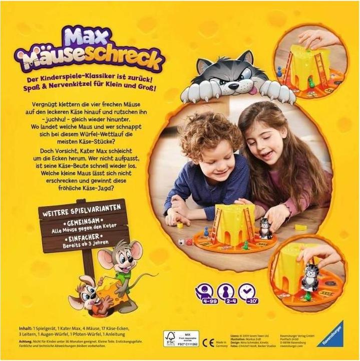 Produktbild Ravensburger Max Mäuseschreck (Deutsch)