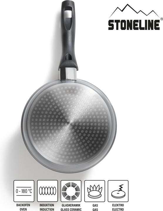 Produktbild Stoneline Bratpfanne 18 cm, Aluguss antihaftbeschichtete Pfanne, Backofen & Induktion geeignet (Bratpfanne, Aluminium)