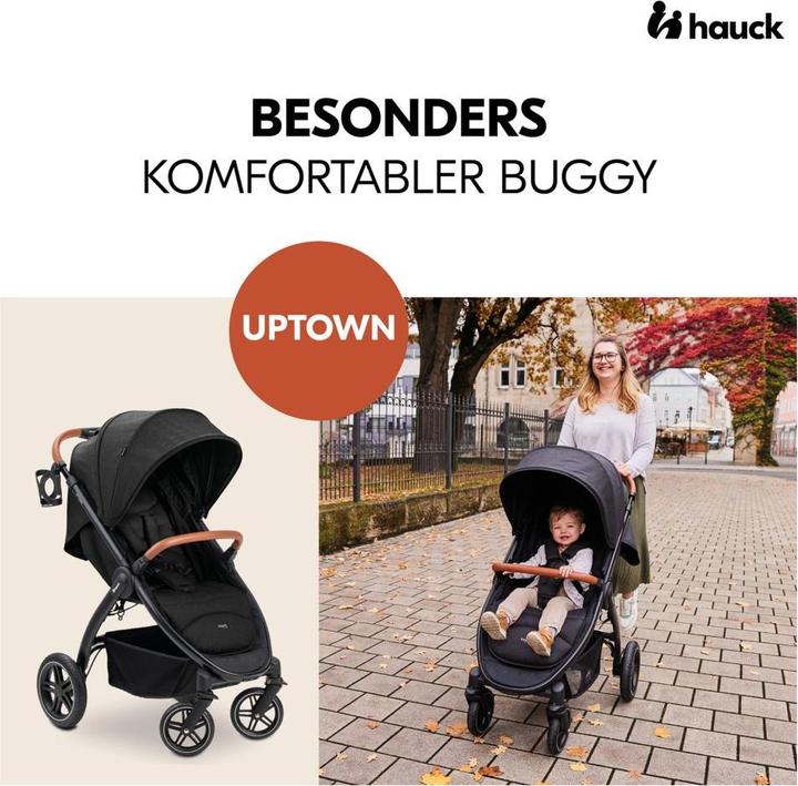 Produktbild Hauck Buggys & Sportwagen Buggy & Sportwagen UpTown Black (mit Liegefunktion