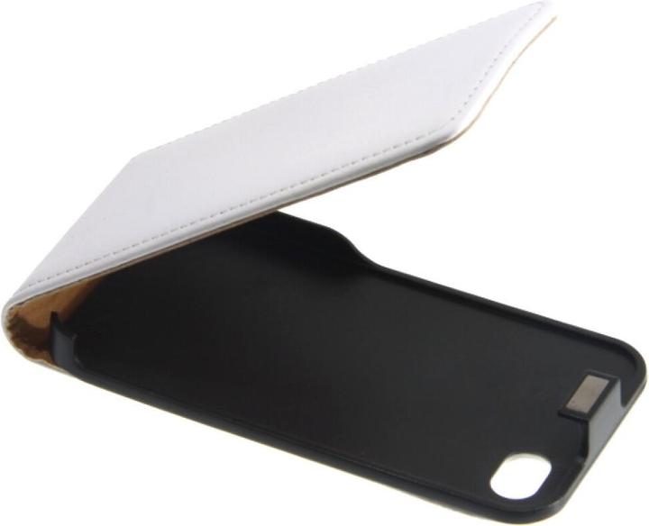 Actual product image OEM Slim Leather Flip Case for iPhone 4/4s - white (Apple iPhone 4, Apple iPhone 4s)